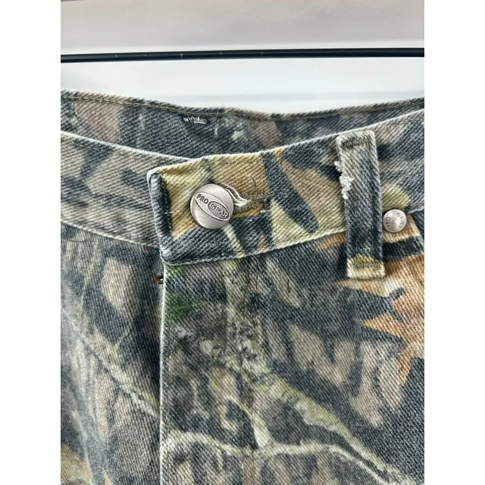 Vintage Wrangler Mossy Oak Camo Hunting Jeans Women 16 Camouflage Pant 26' waist